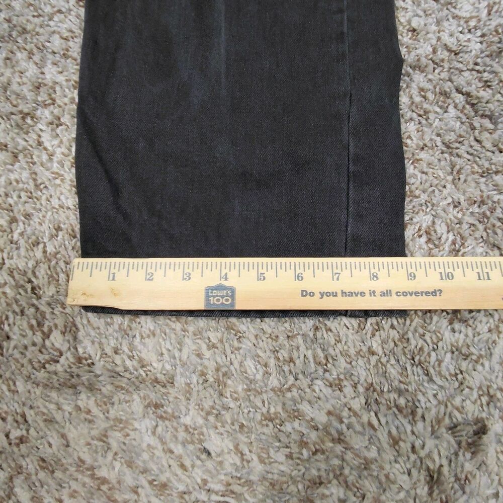 Free People We The Free Ziggy Denim Overalls Womens XL Black Jean Boho - Picture 5 of 7